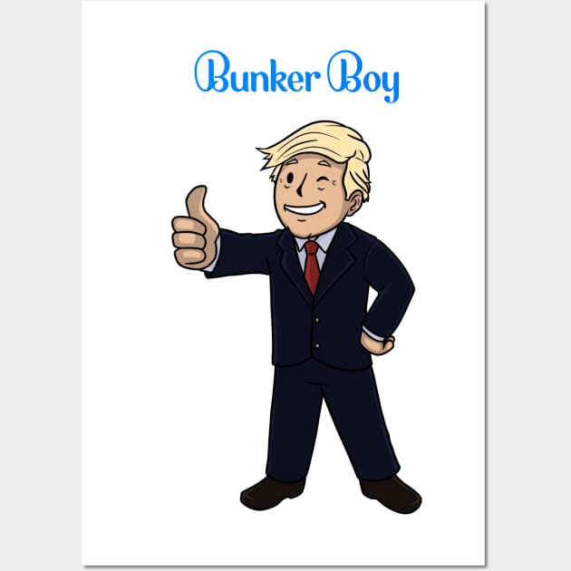 President Bunker Boy Wall Art by My Tribe Apparel